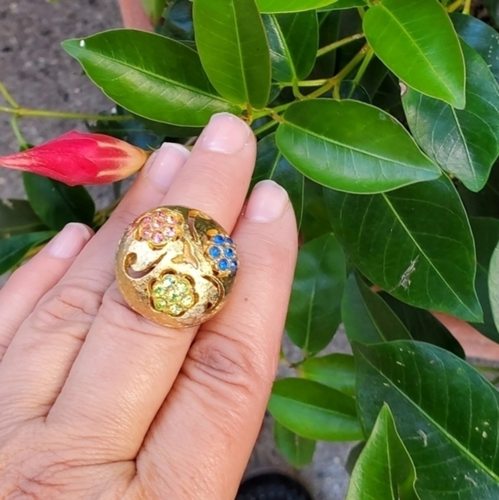 Vtg 60_70's Statement Ring - image 1